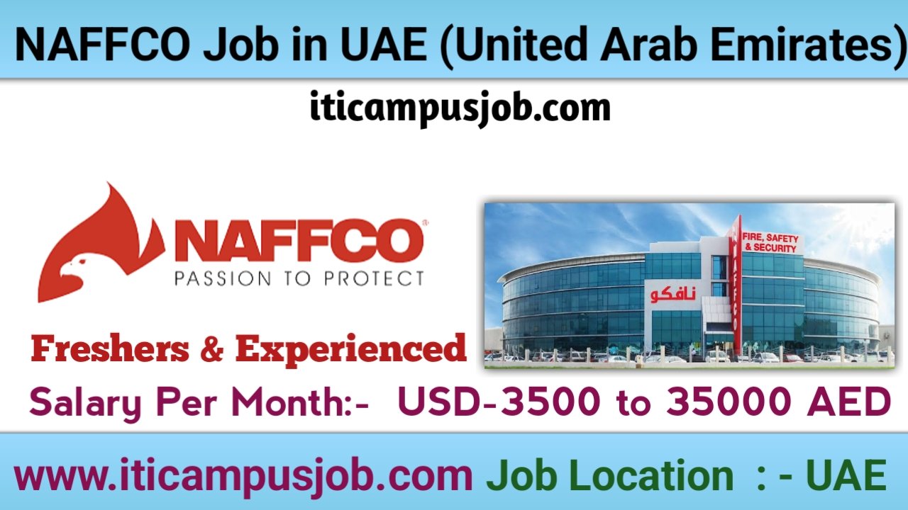 NAFFCO Job in UAE (United Arab Emirates)