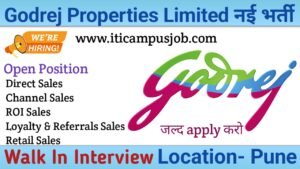 Godrej Properties, We are hiring, Location- Pune, Vastrapur , Walk in Interview (Good opportunity) 3 Godrej Properties Limited
