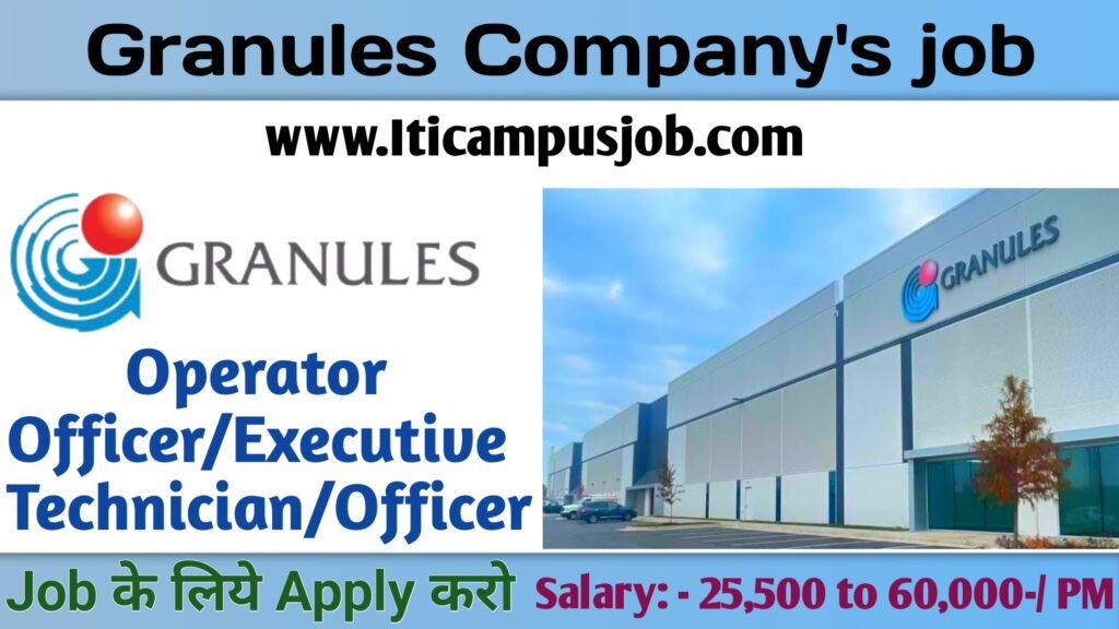 Granules Company job hiring For Producation Engineering & QC, IPQA, wharehouse job Location- Medchal, Malkhajgiri Good opportunity 2 Granules Company job