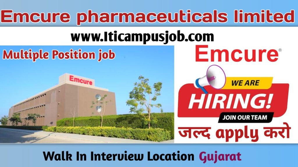 Emcure Pharmaceuticals Limited Company Pharma job